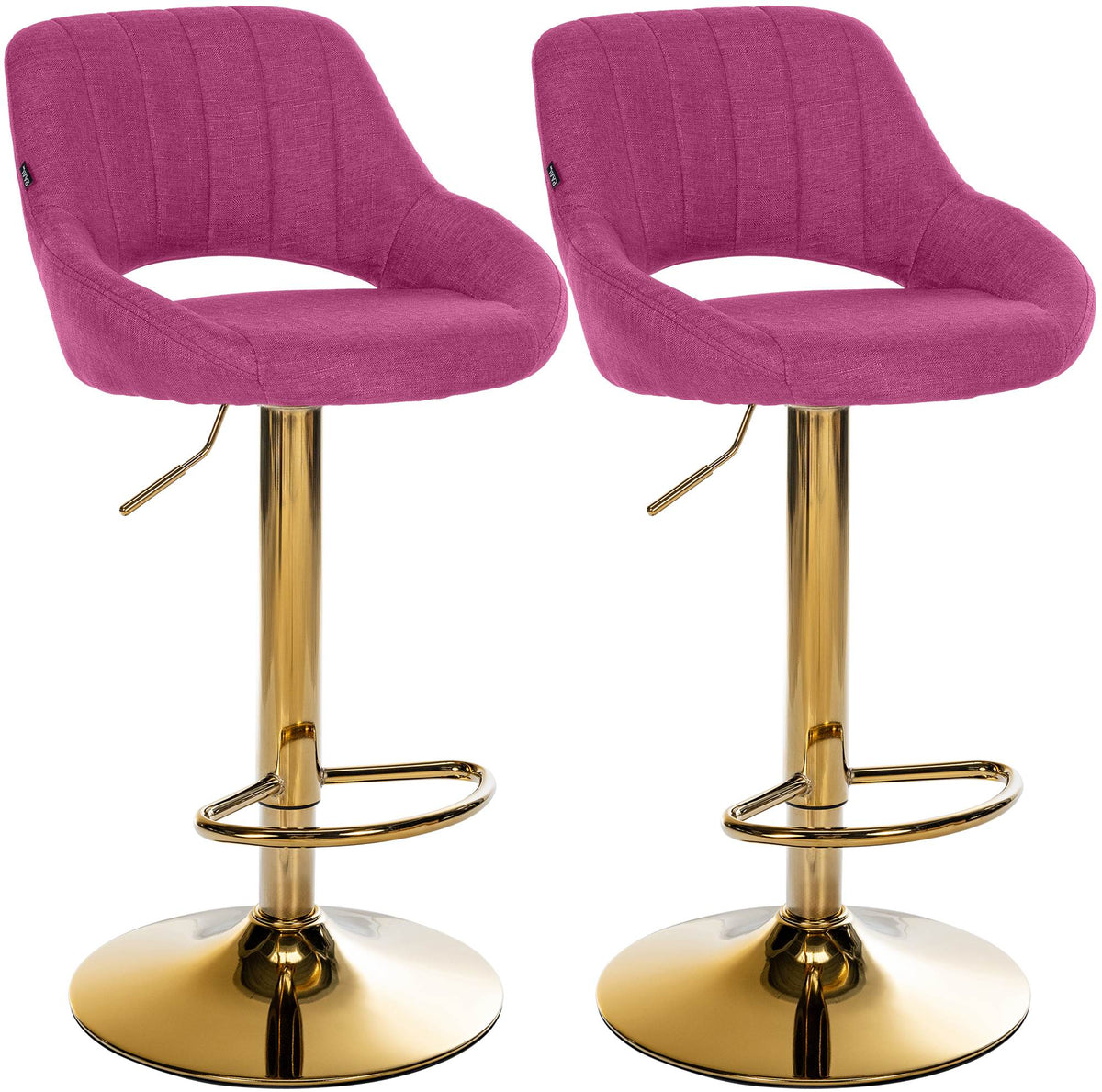 2-pack barstol Milet tyg
