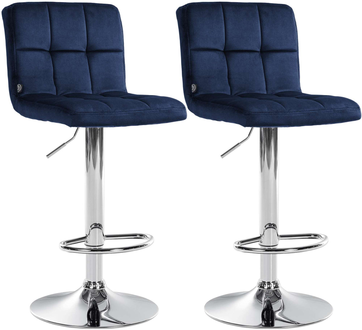 2-pack barstol Peru sammet