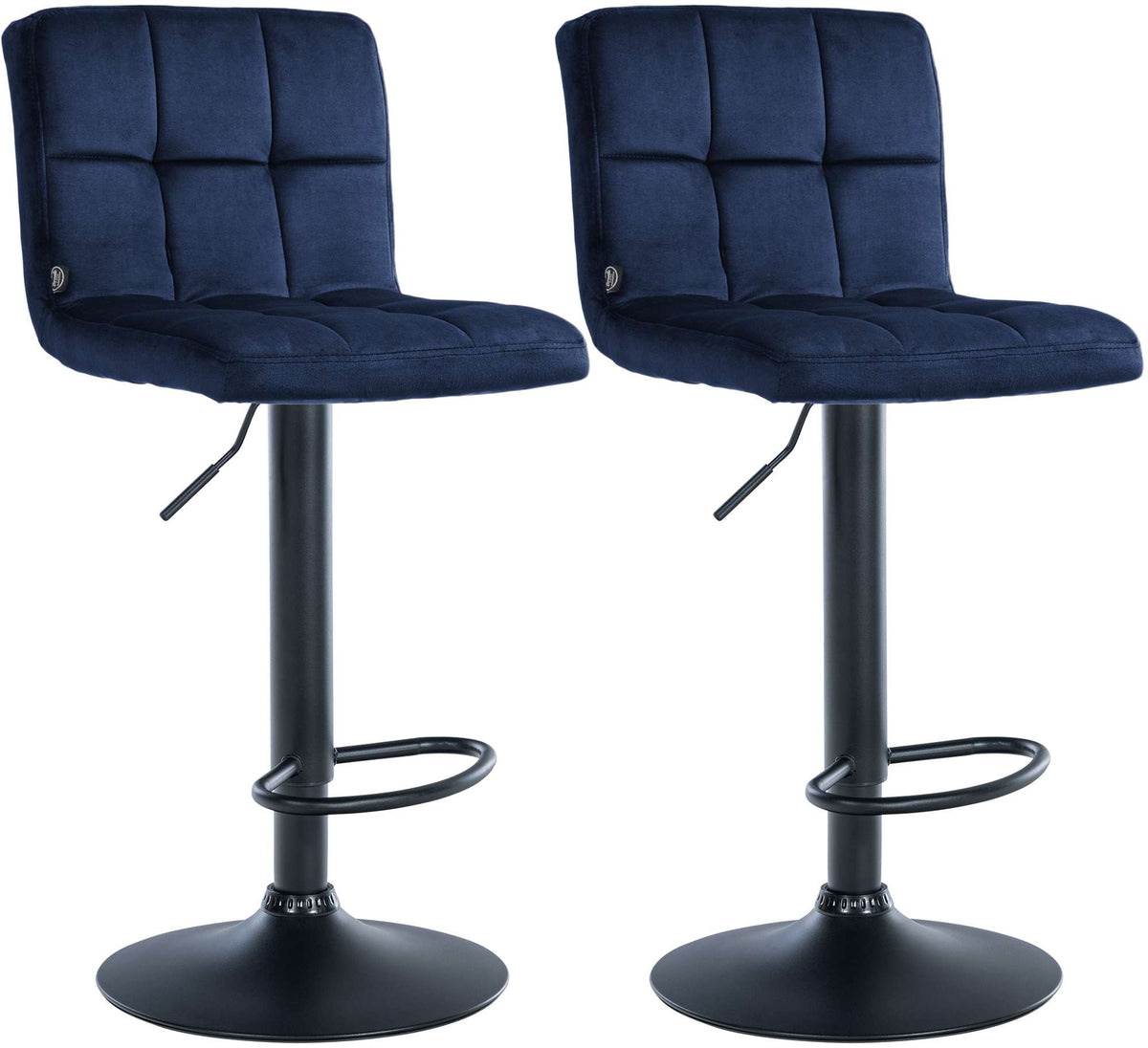 2-pack barstol Peru sammet