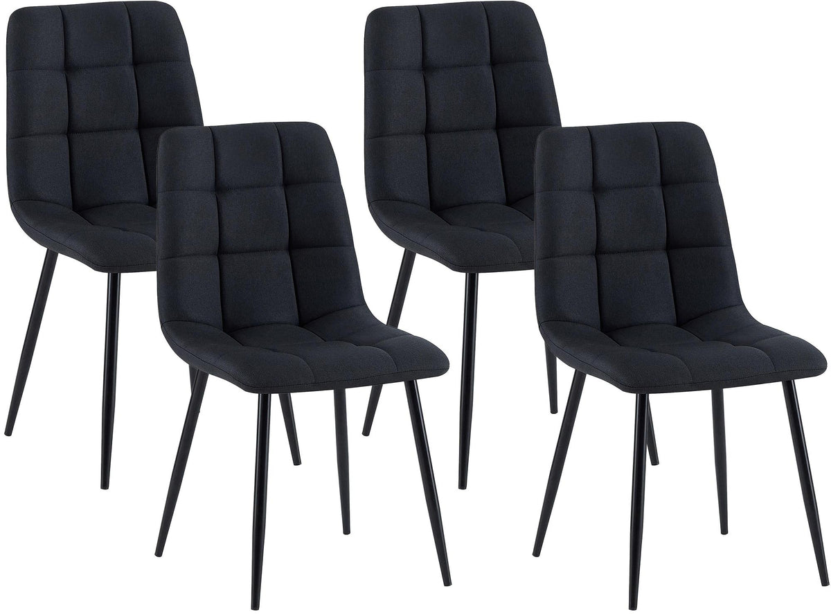 4-pack matstolar Antibes tyg