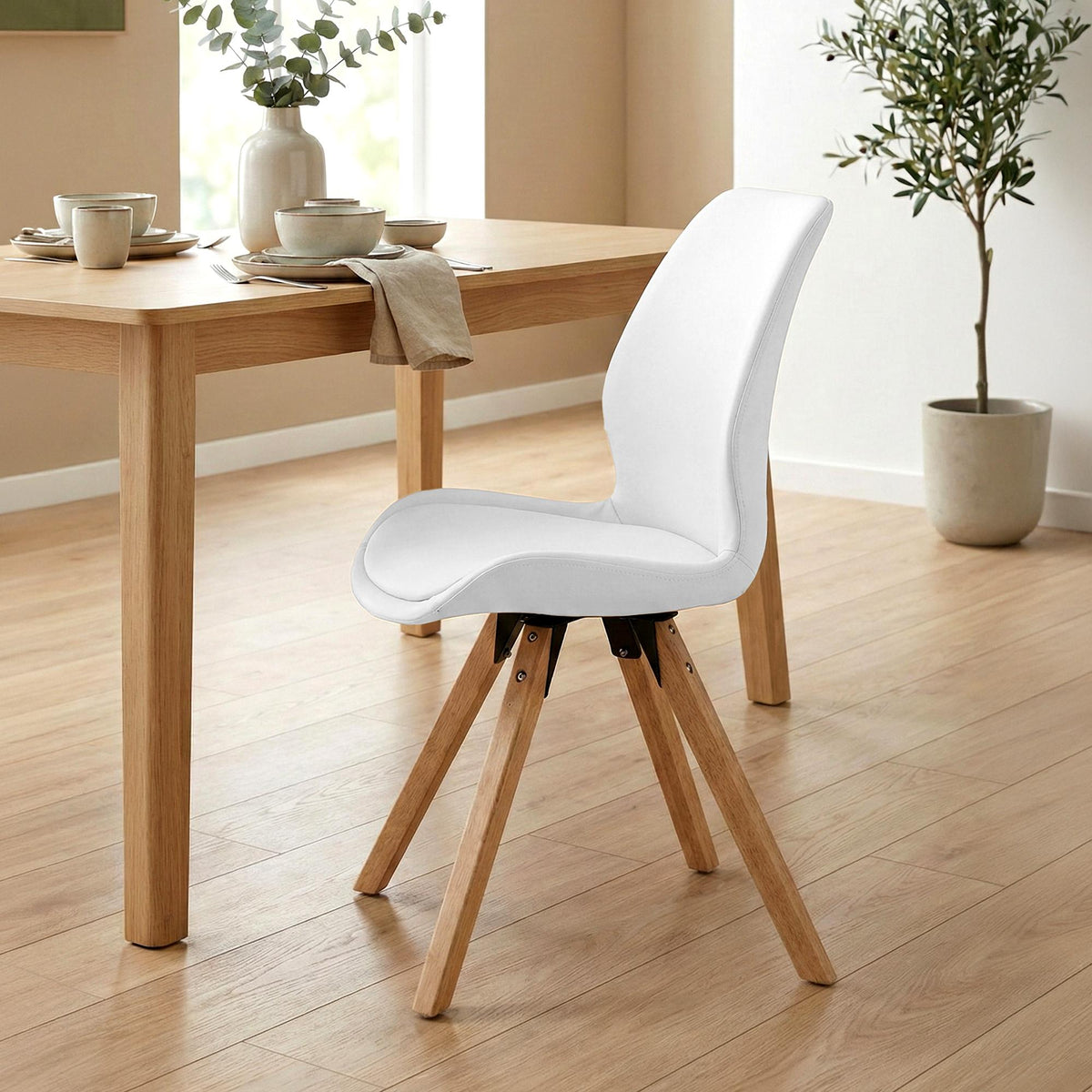 2-pack matstol Luna