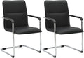 2-pack fribärande stol Seattle konstläder