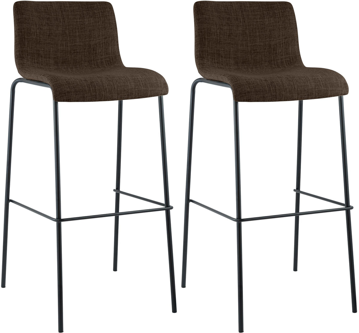 2-pack barstol Hover tyg fyrbent stativ