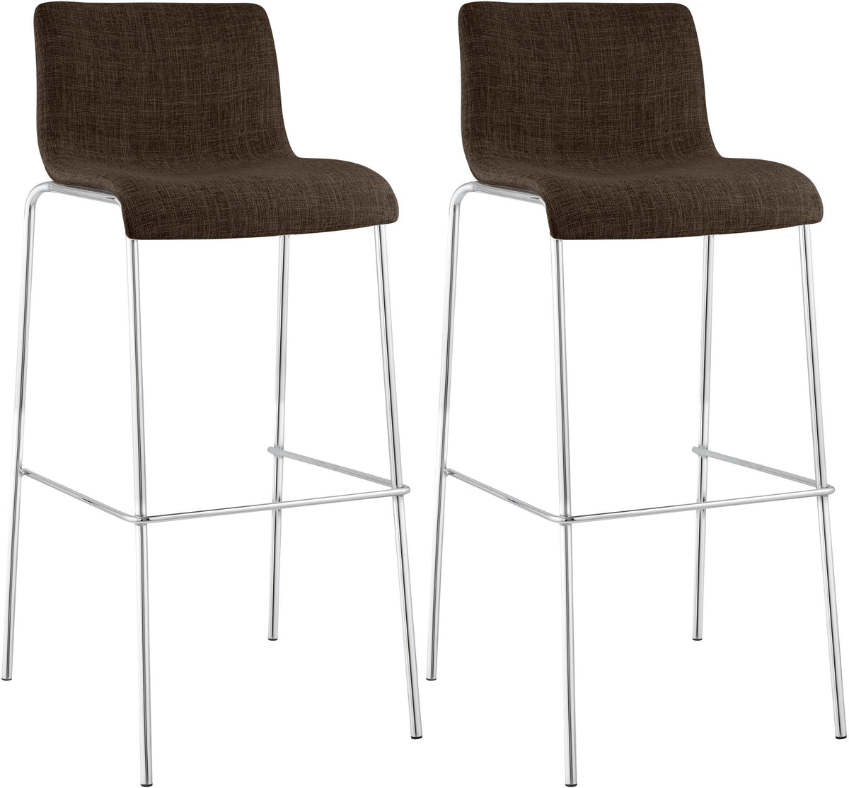 2-pack barstol Hover tyg fyrbent stativ