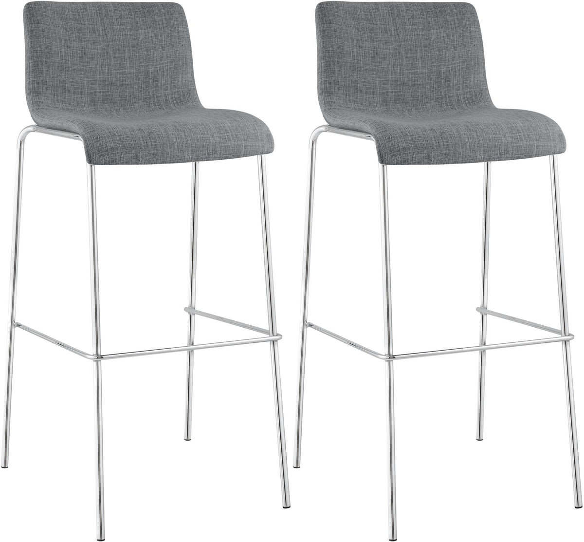 2-pack barstol Hover tyg fyrbent stativ