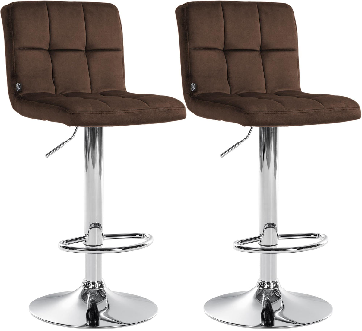 2-pack barstol Peru sammet