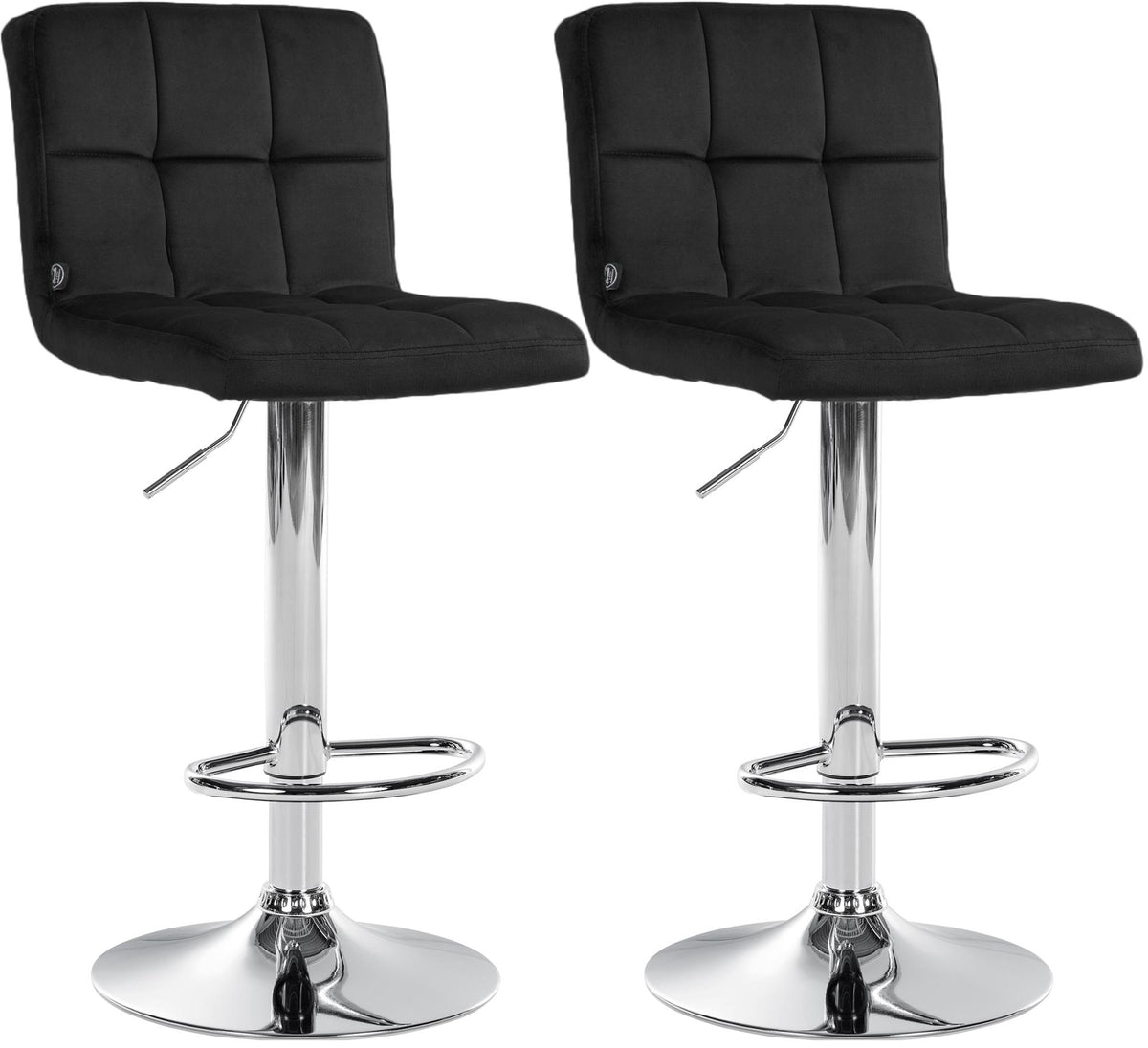 2-pack barstol Peru sammet