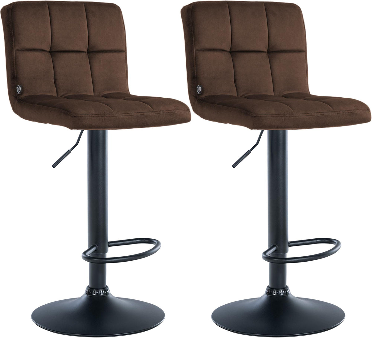 2-pack barstol Peru sammet