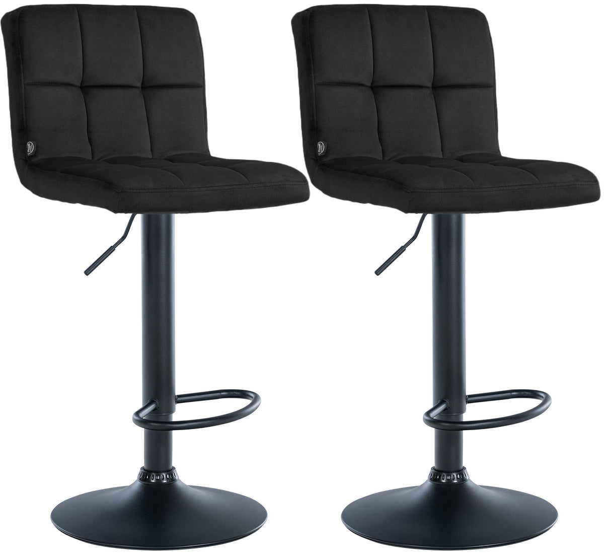 2-pack barstol Peru sammet