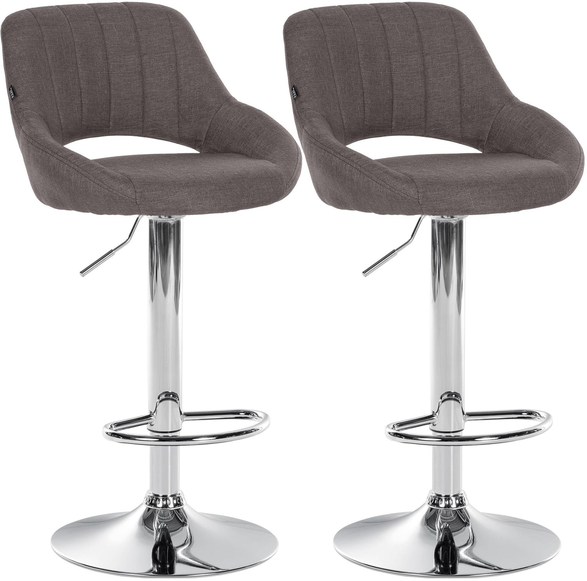 2-pack barstol Milet tyg