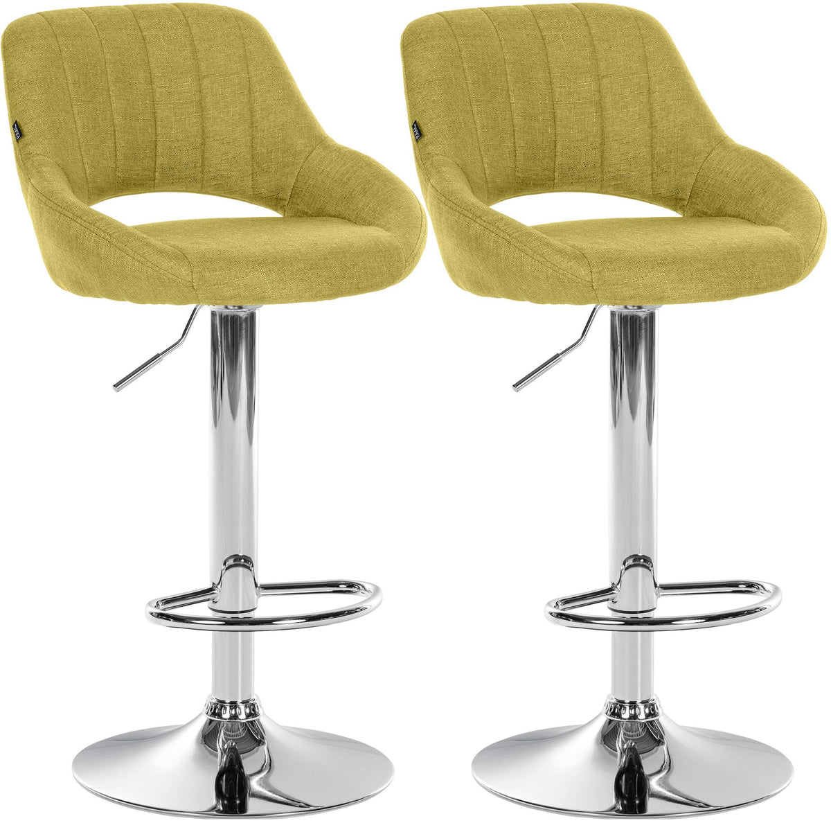 2-pack barstol Milet tyg