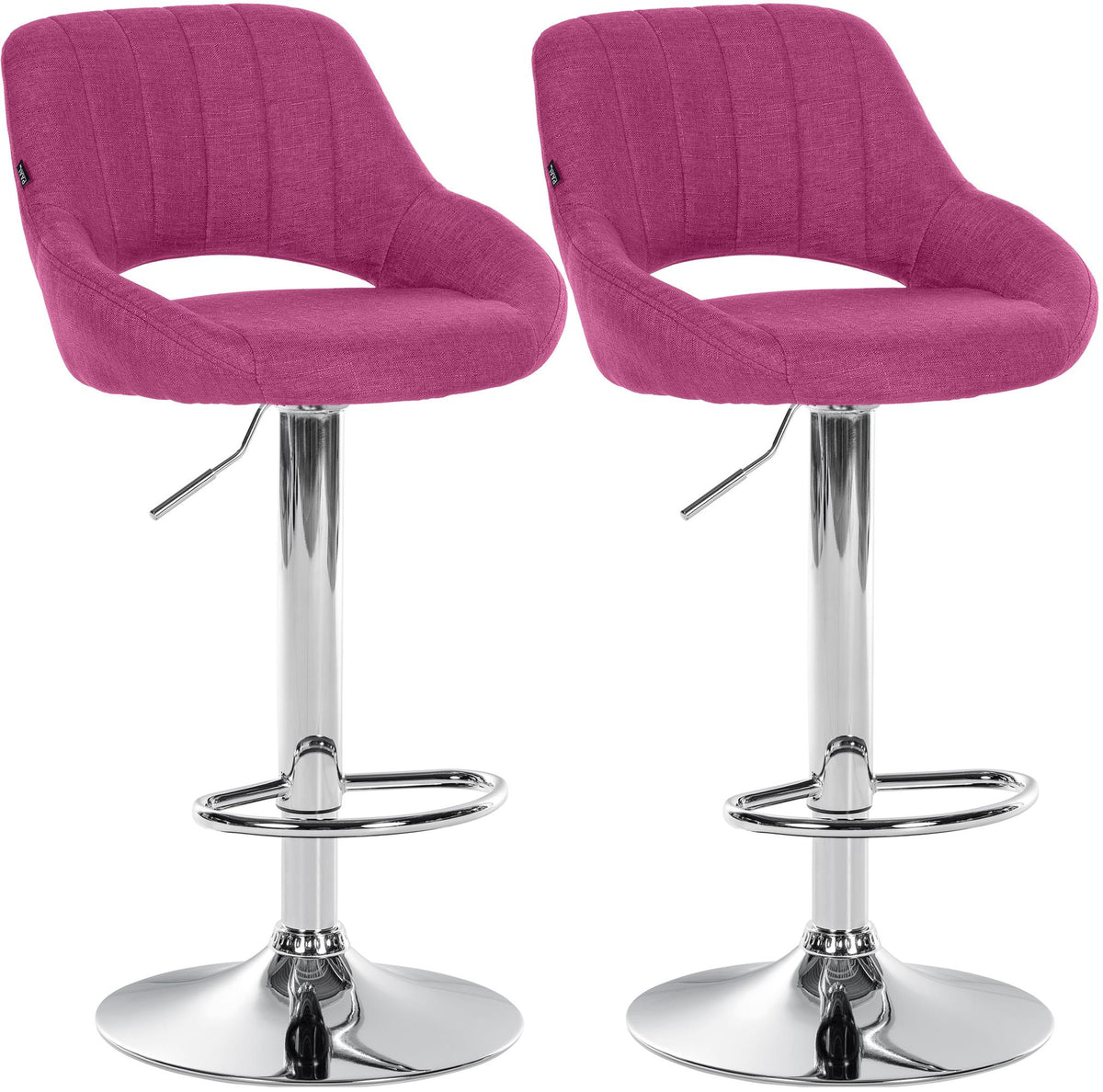 2-pack barstol Milet tyg