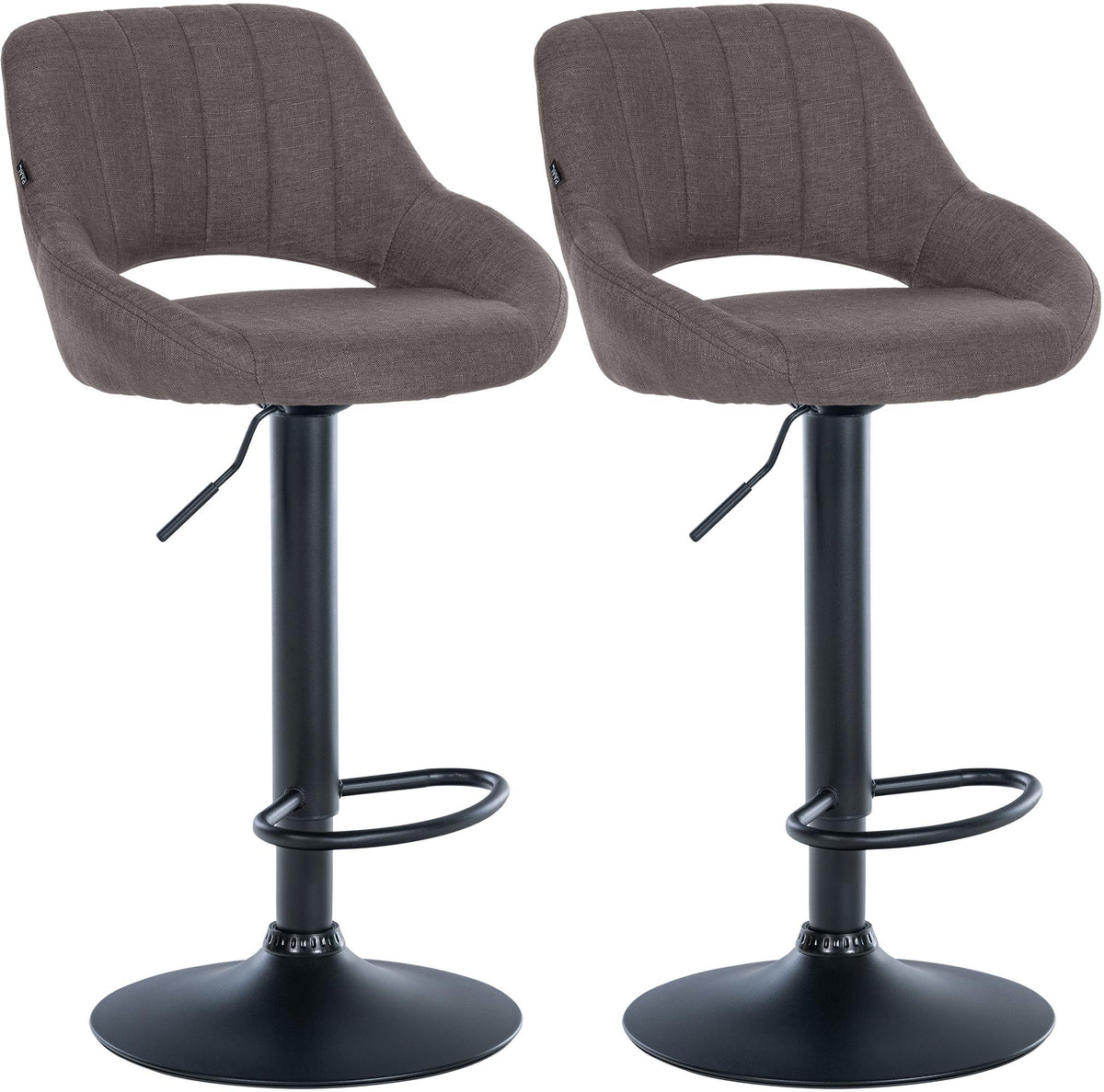 2-pack barstol Milet tyg
