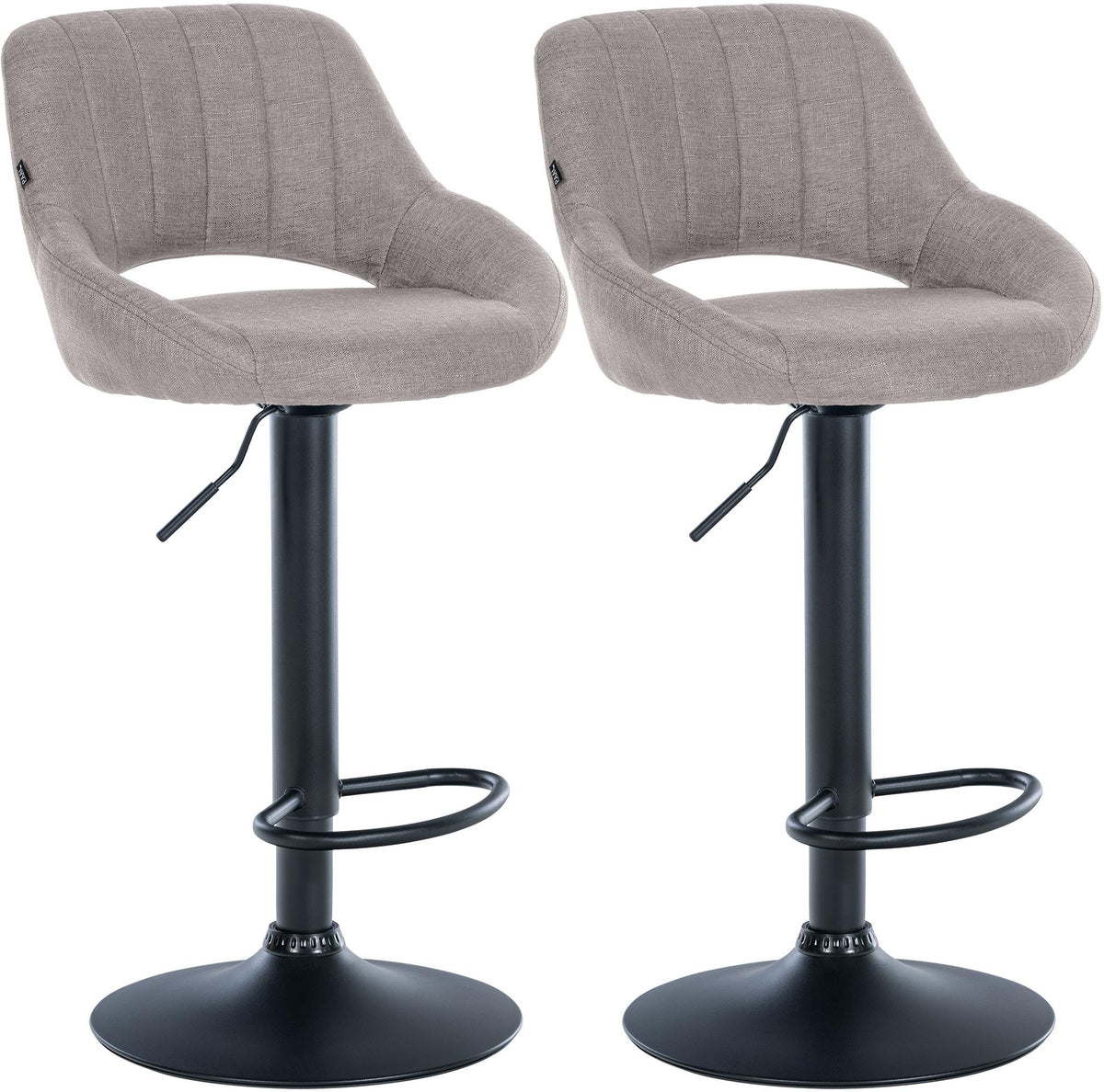 2-pack barstol Milet tyg