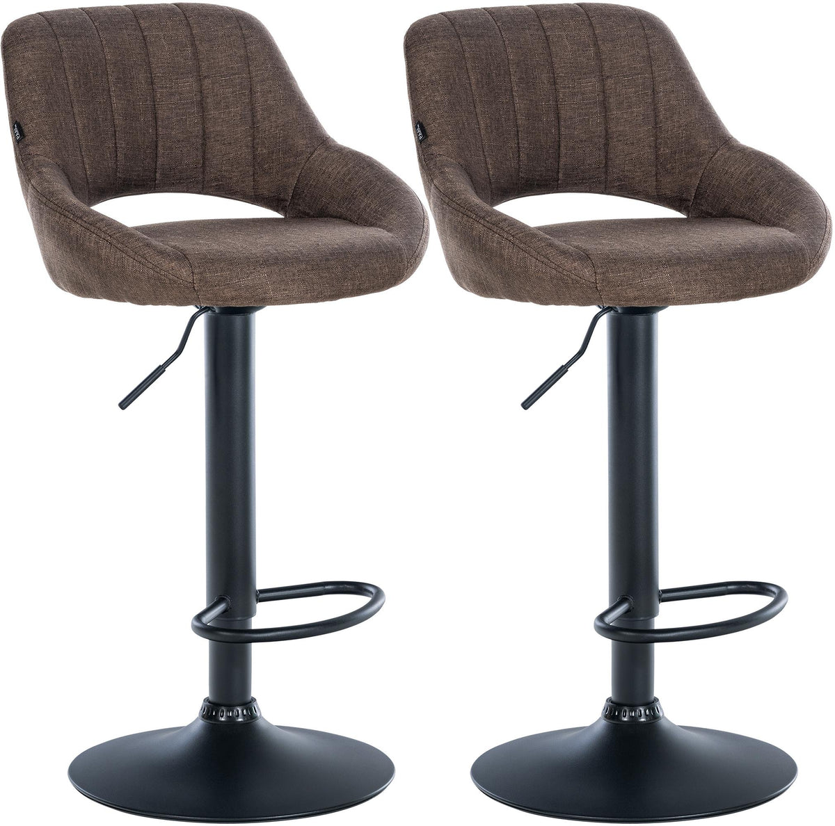 2-pack barstol Milet tyg