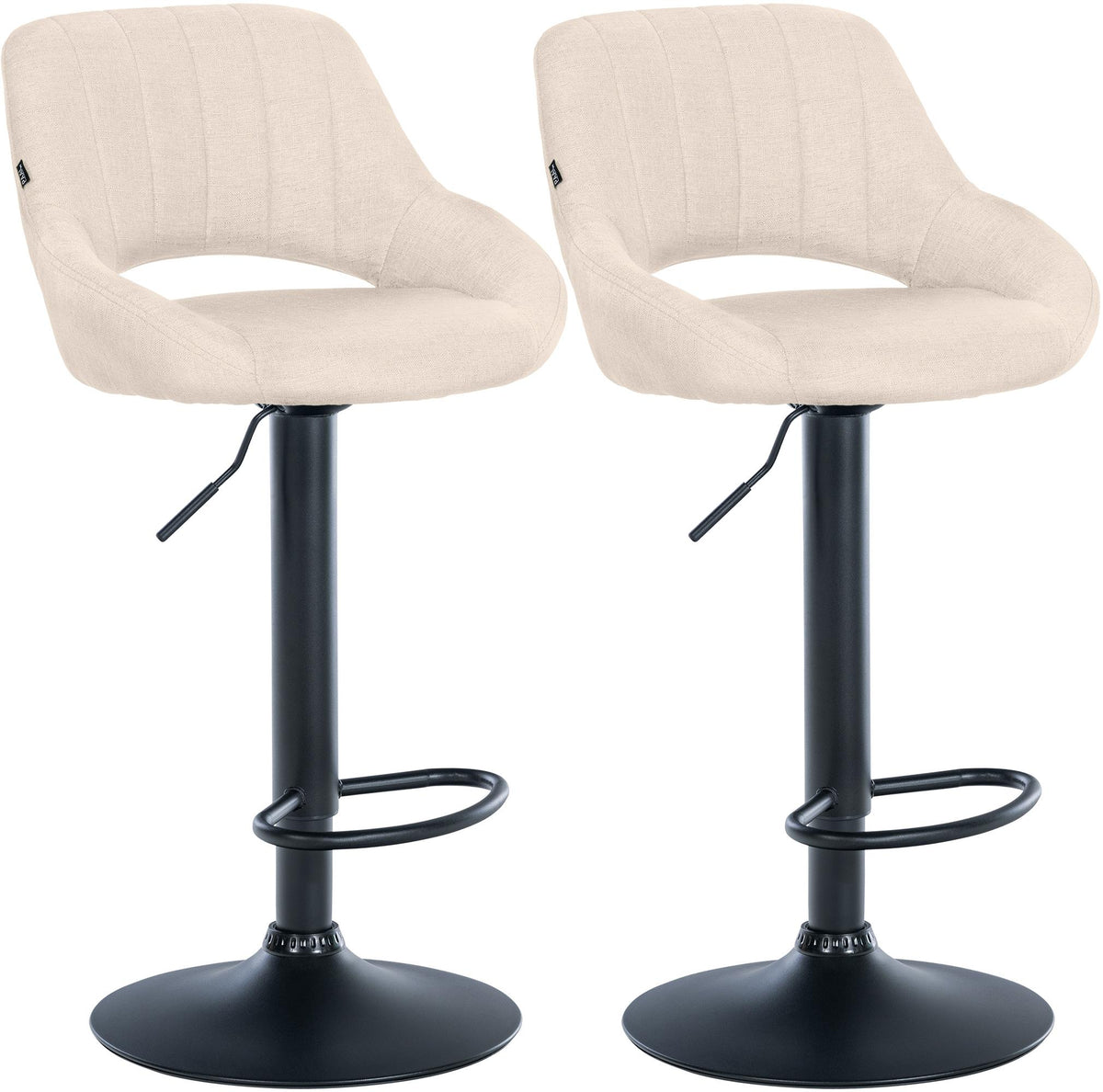 2-pack barstol Milet tyg