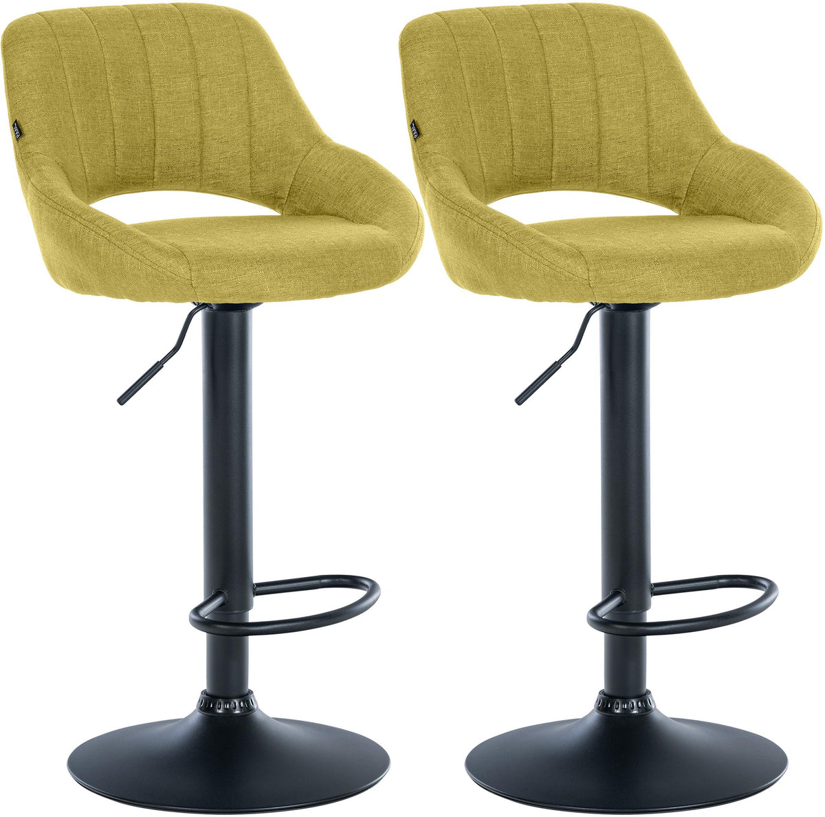 2-pack barstol Milet tyg