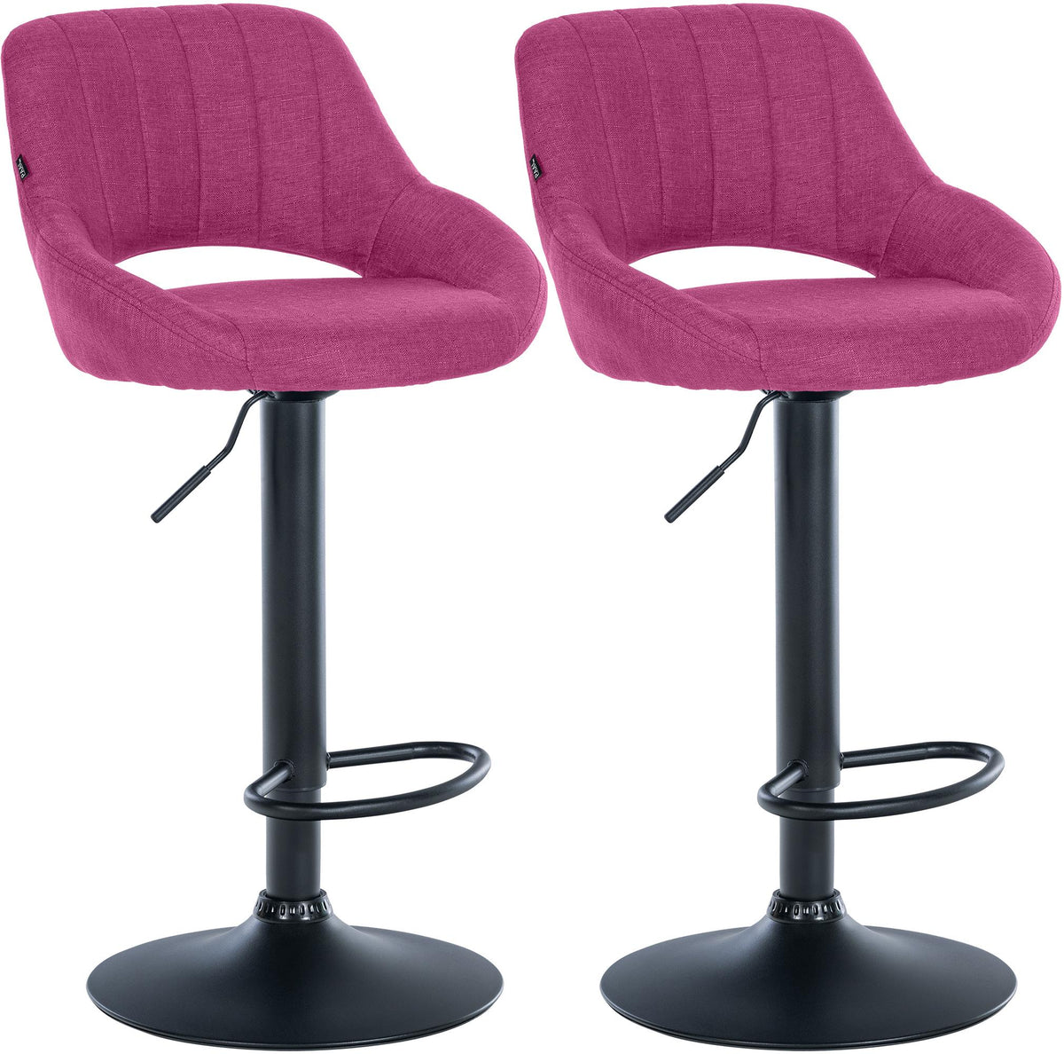 2-pack barstol Milet tyg