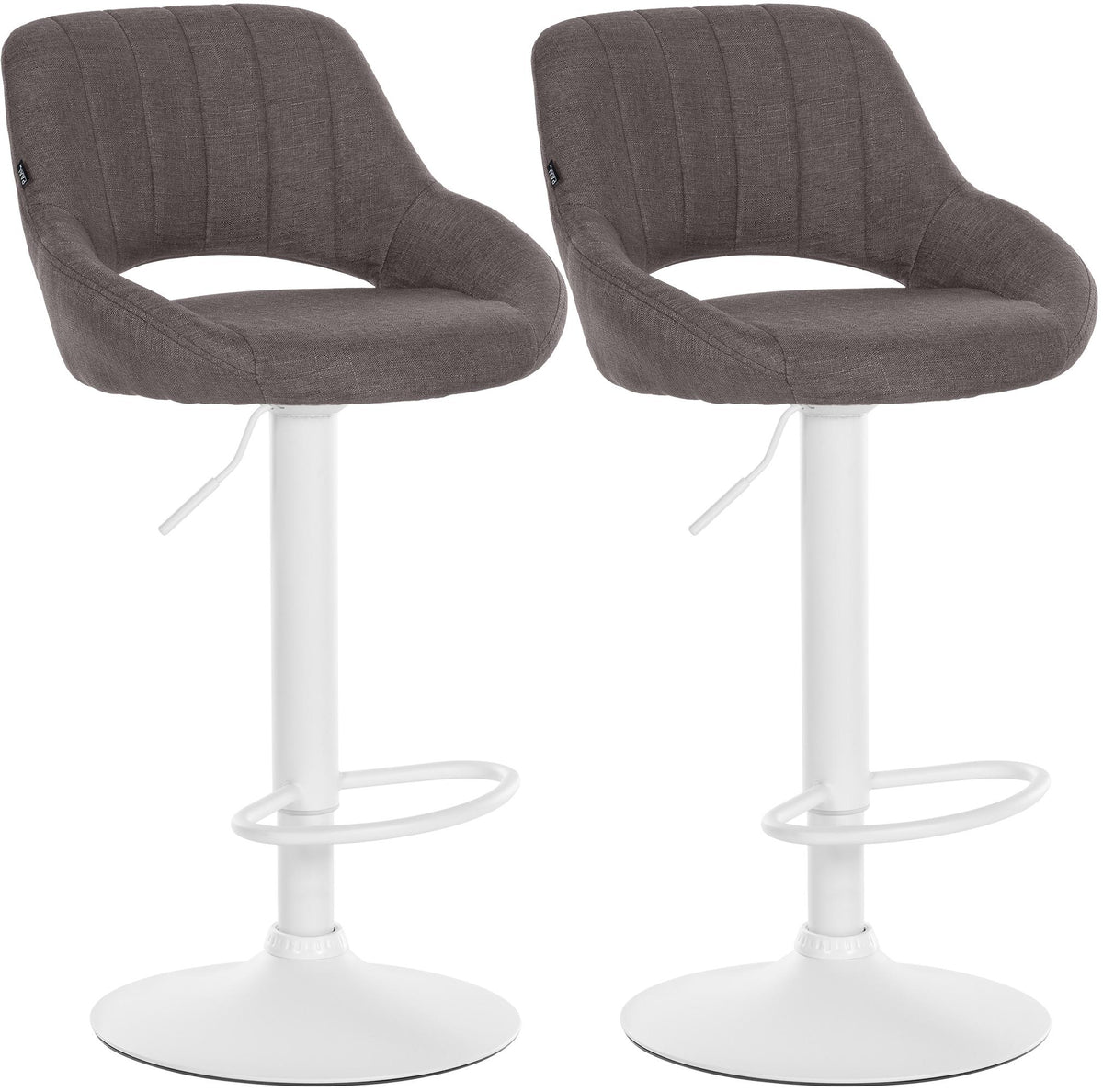 2-pack barstol Milet tyg