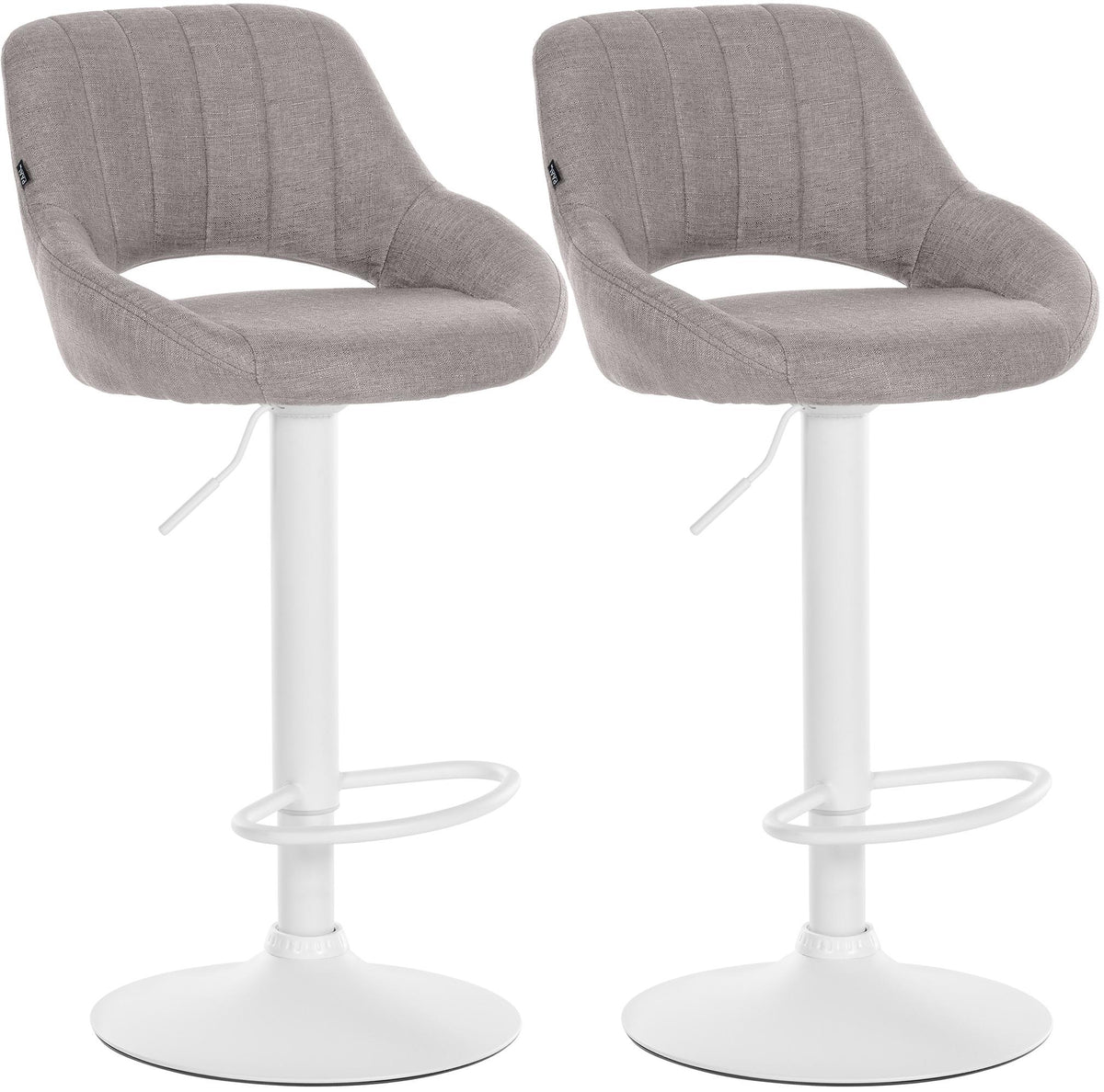 2-pack barstol Milet tyg