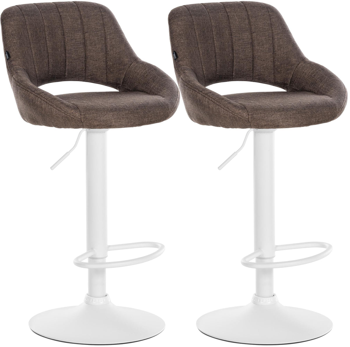 2-pack barstol Milet tyg