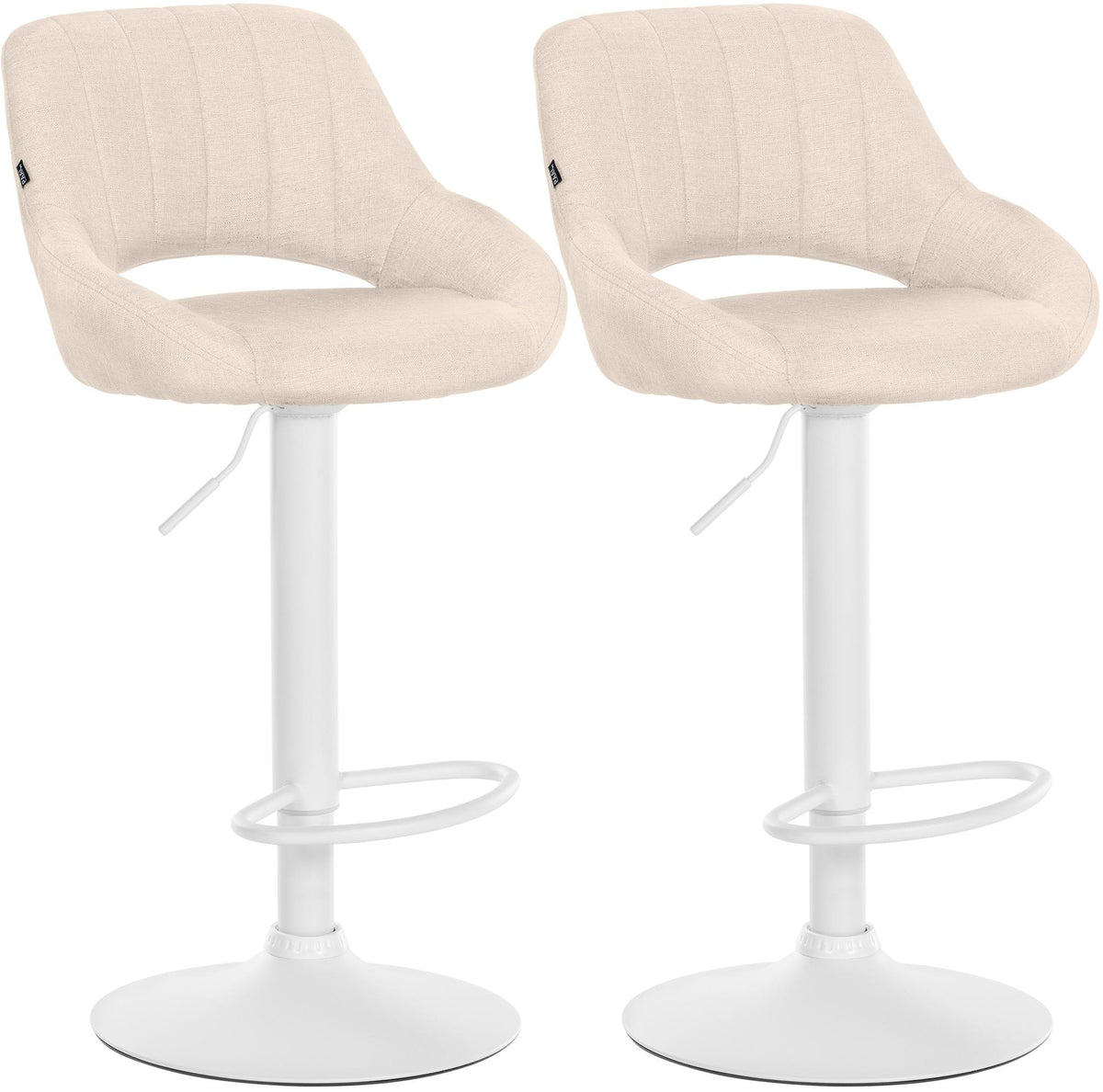 2-pack barstol Milet tyg