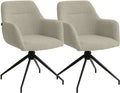 2-pack matstolar Merlinda teddytyg