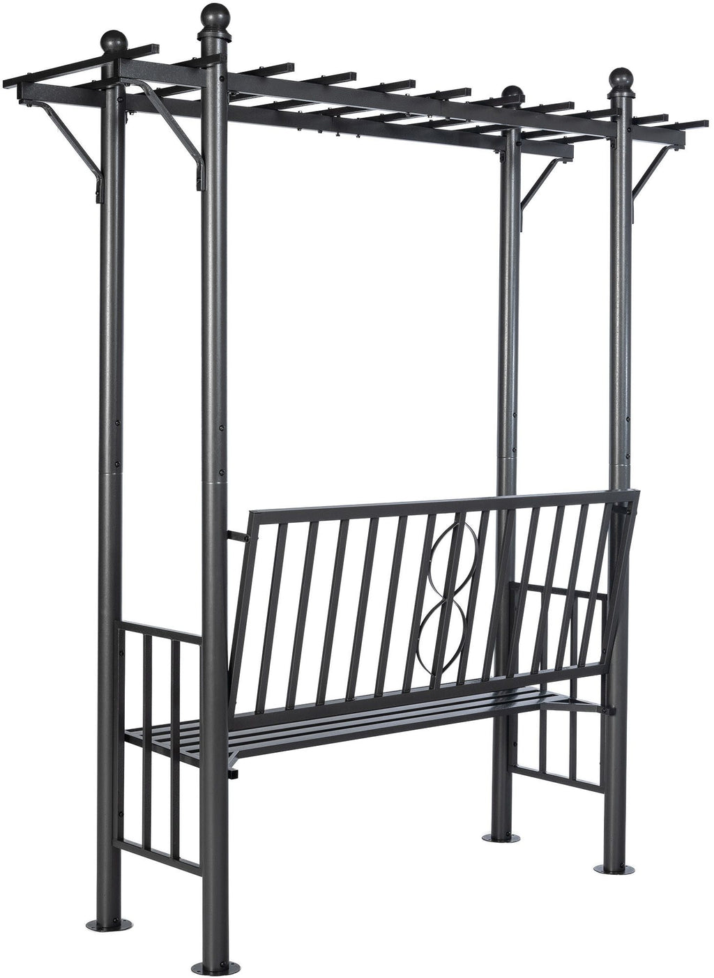 Rosenbåge med sittbänk Luvio