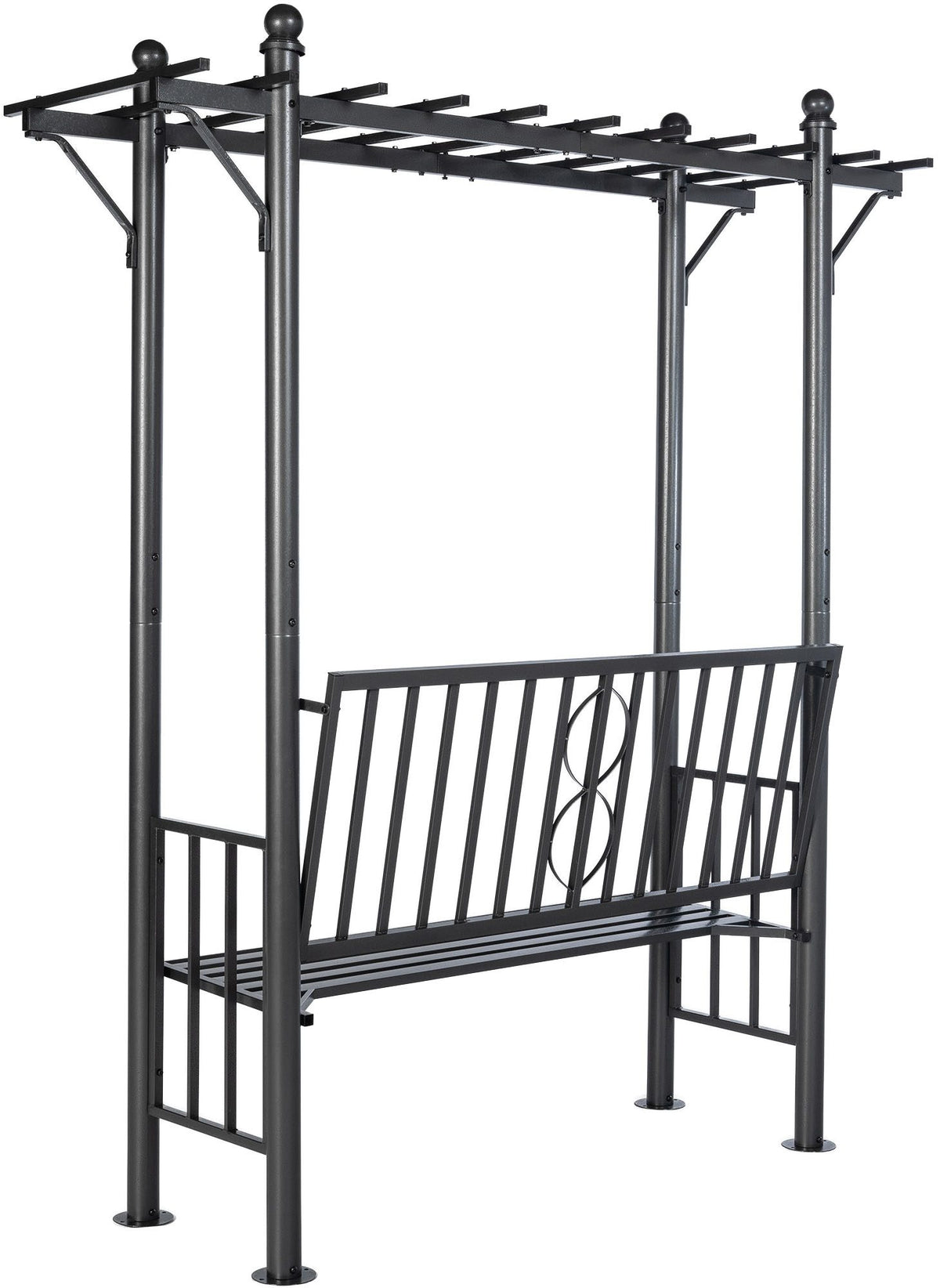 Rosenbåge med sittbänk Luvio