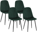 4-pack matstolar Baxter sammet