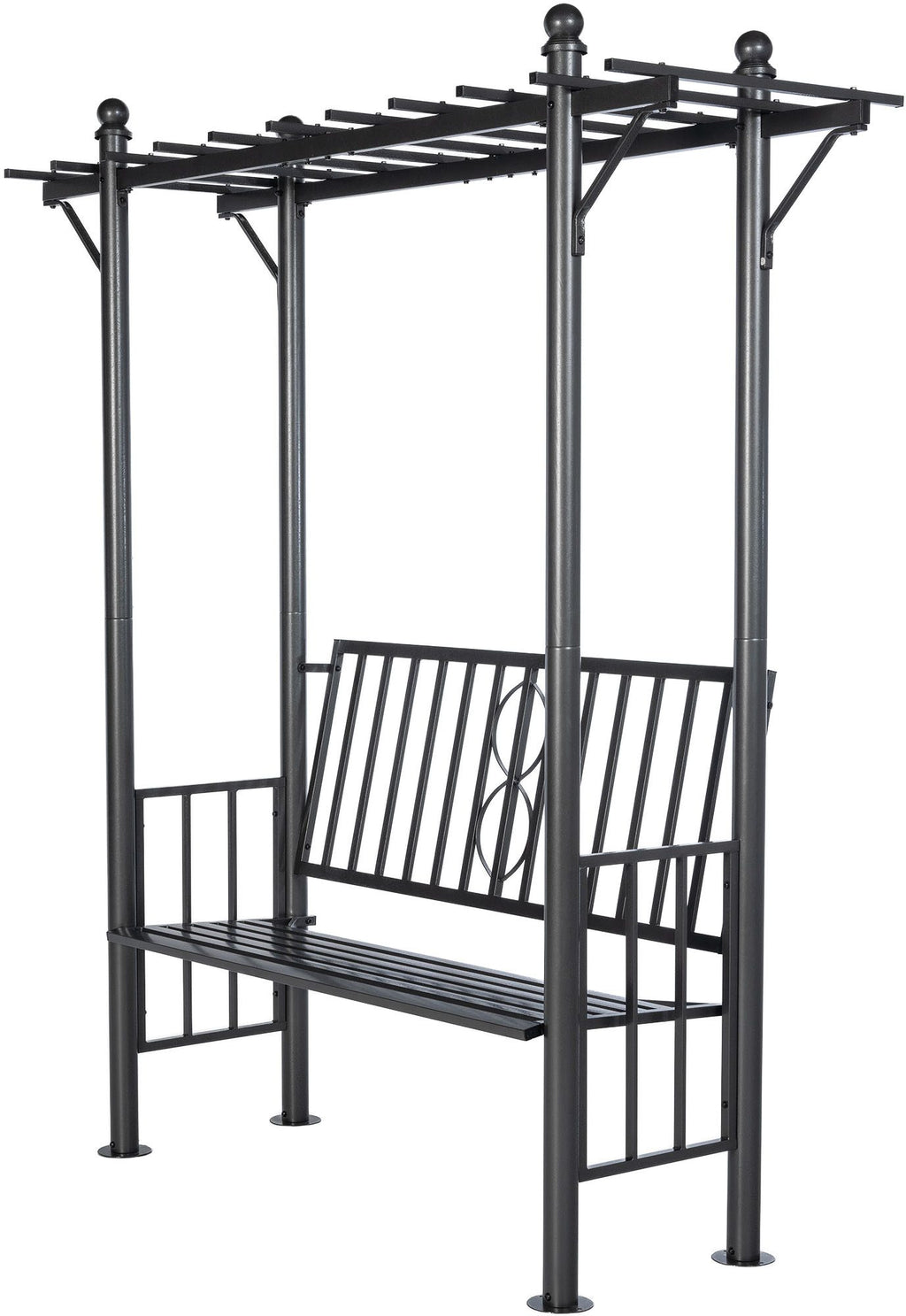 Rosenbåge med sittbänk Luvio