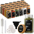 24-pack kryddburkar bambu