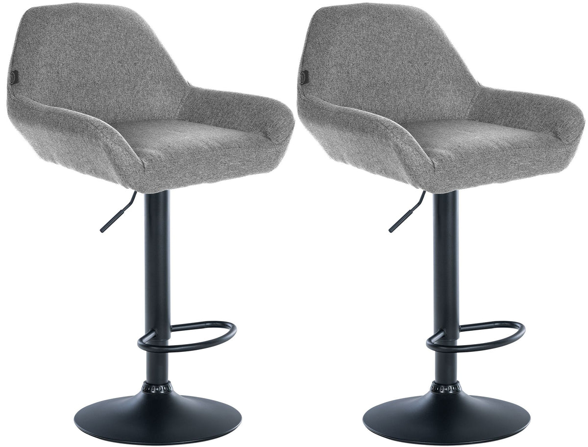 2-pack barstol Braga tyg