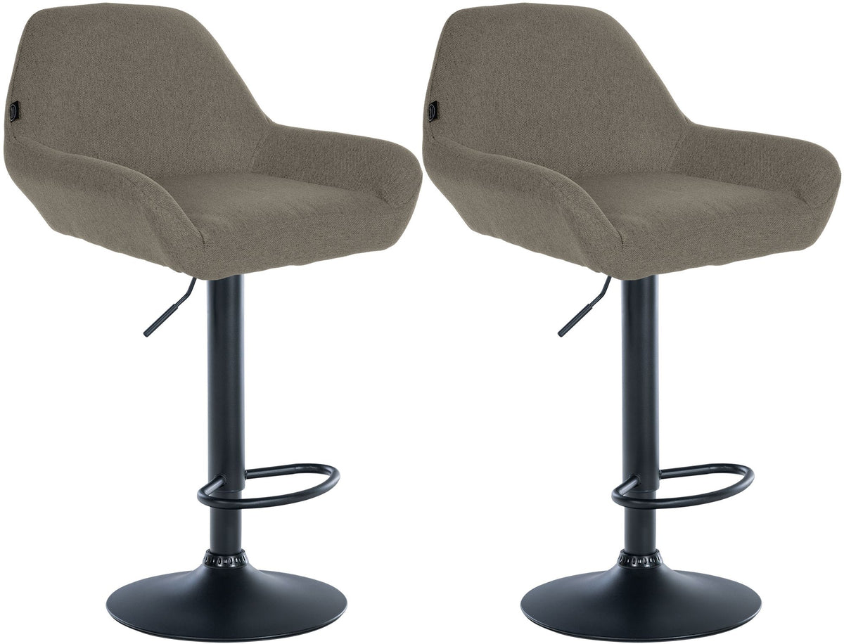 2-pack barstol Braga tyg