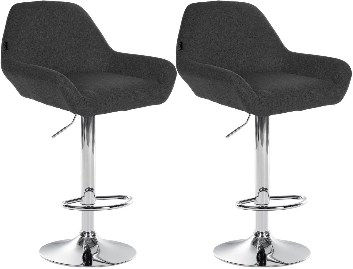 2-pack barstol Braga tyg