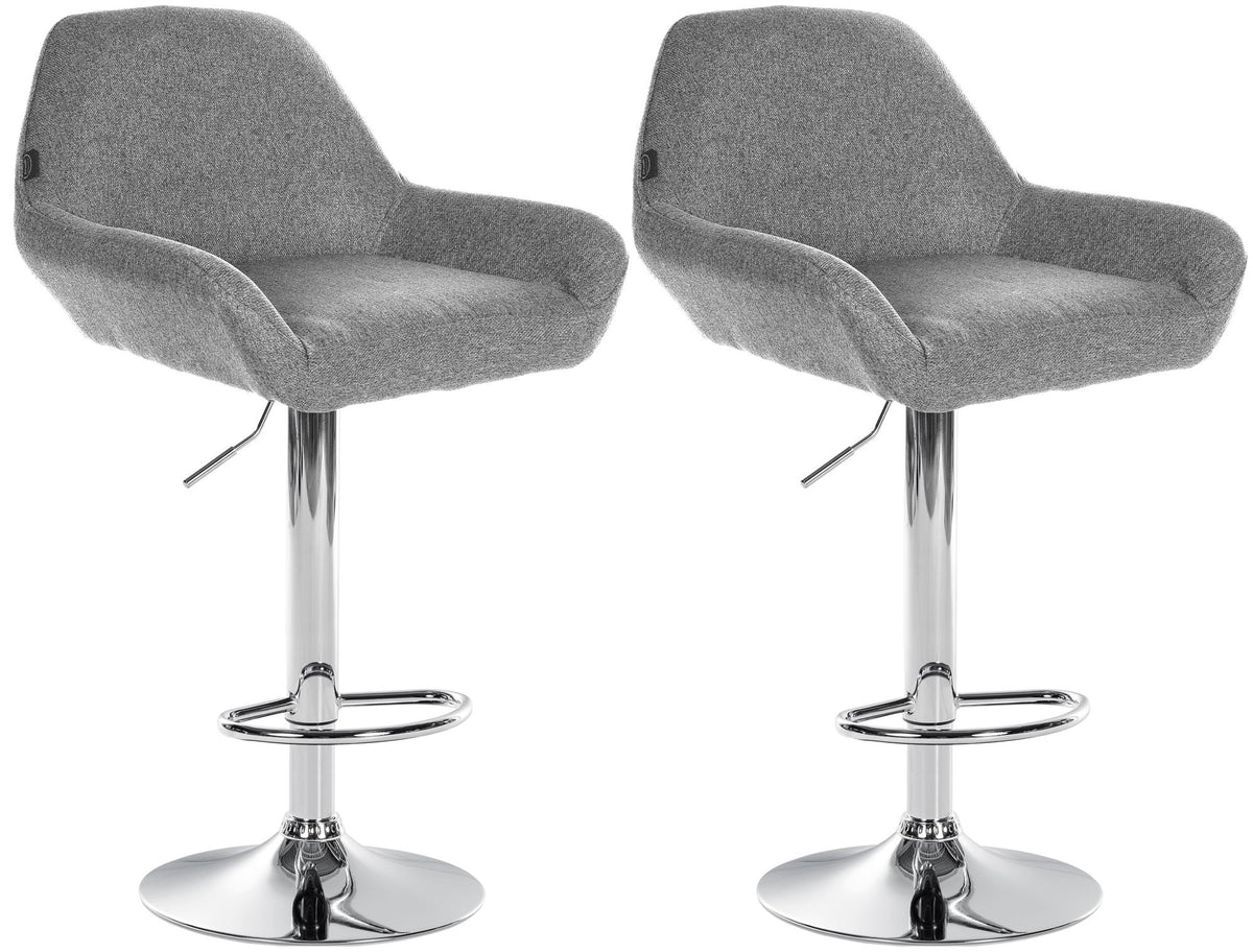 2-pack barstol Braga tyg
