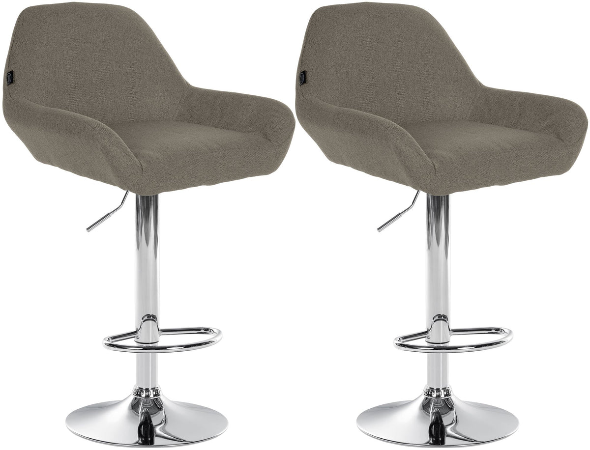 2-pack barstol Braga tyg
