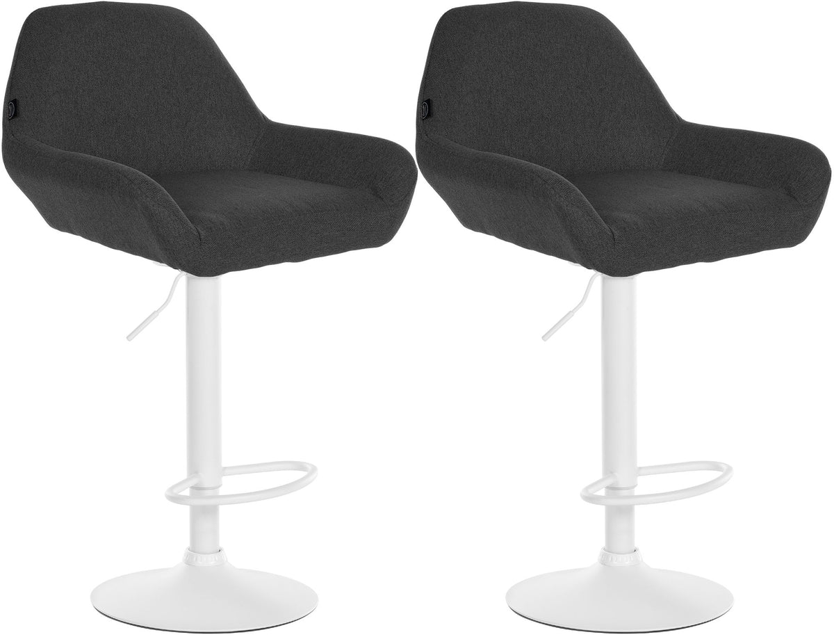 2-pack barstol Braga tyg