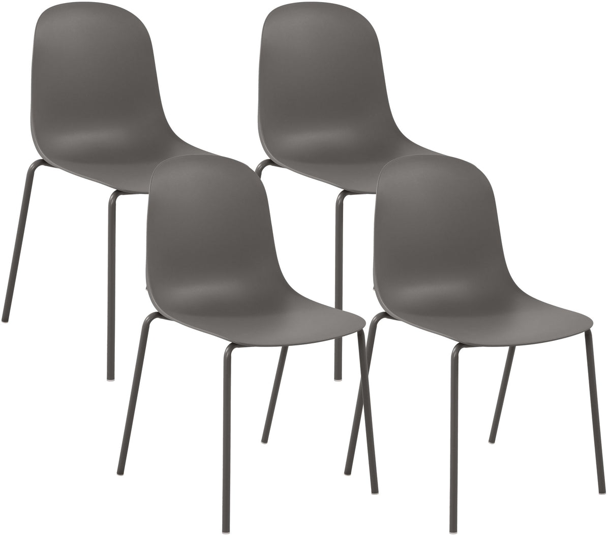 4-pack stapelbara stolar Hardin