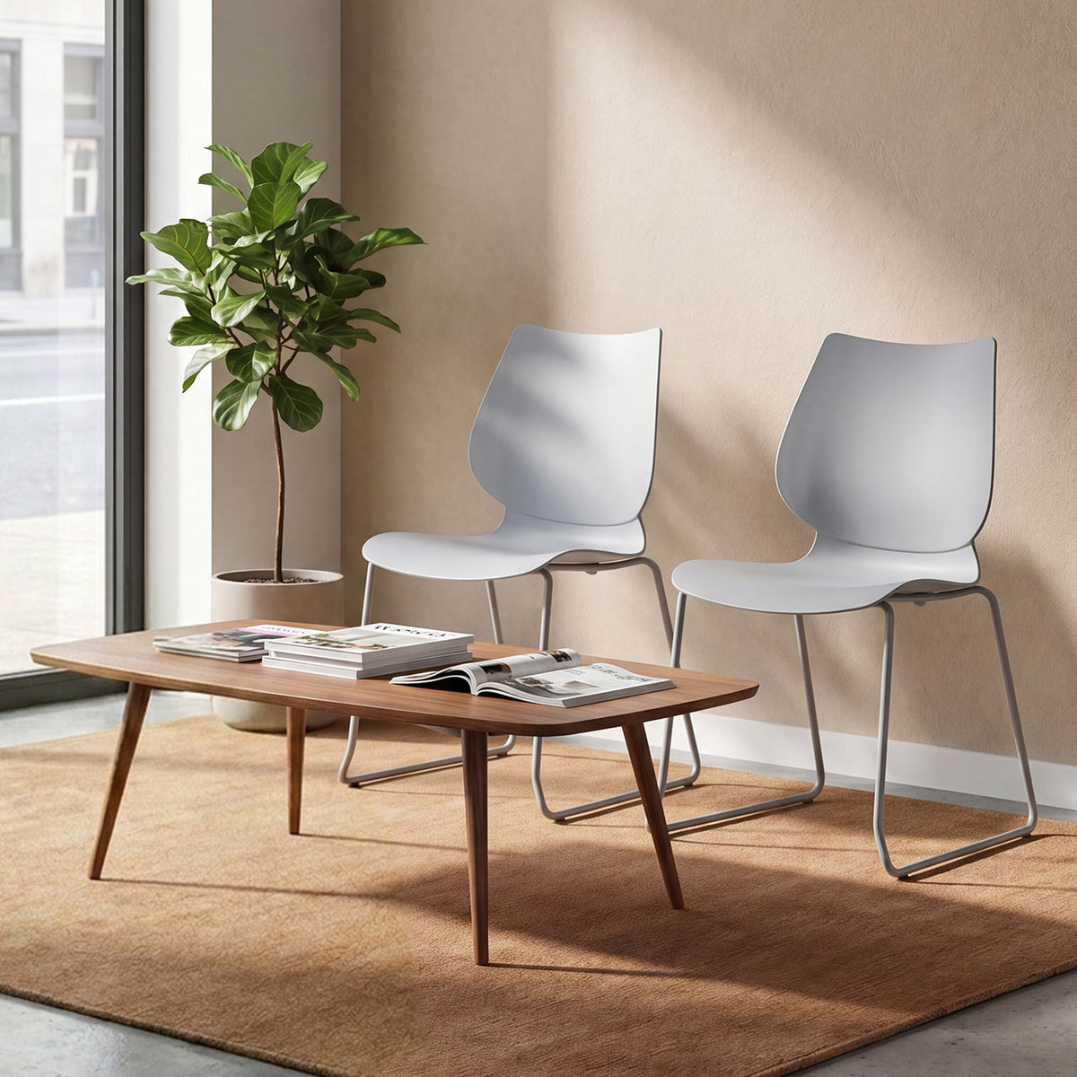 4-pack stapelbara stolar Houma