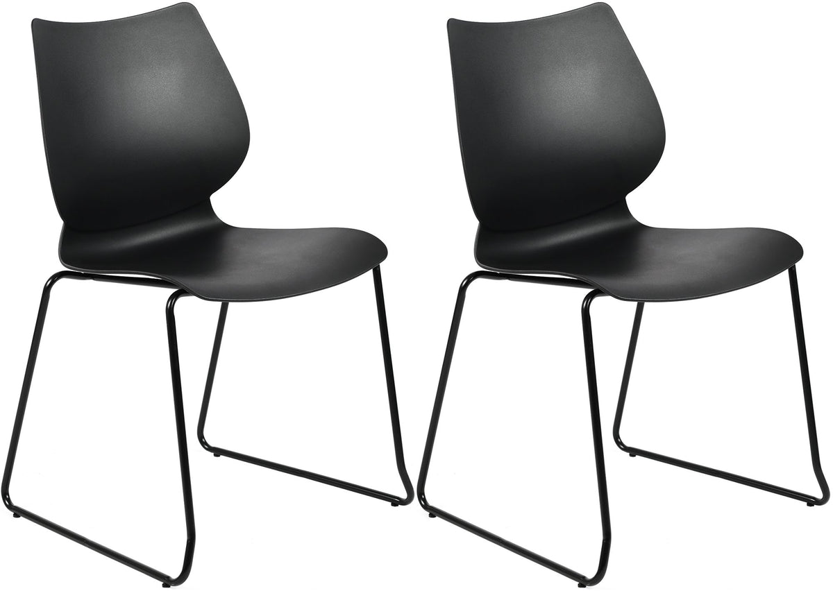 2-pack stapelbara stolar Houma