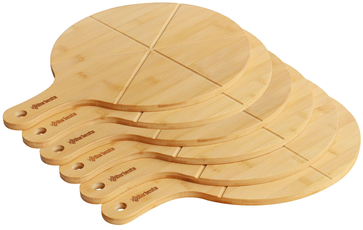 6-pack pizzabrädor Todi bambu
