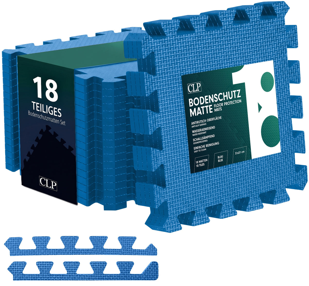 Golvskyddsmatta 31x31 cm set