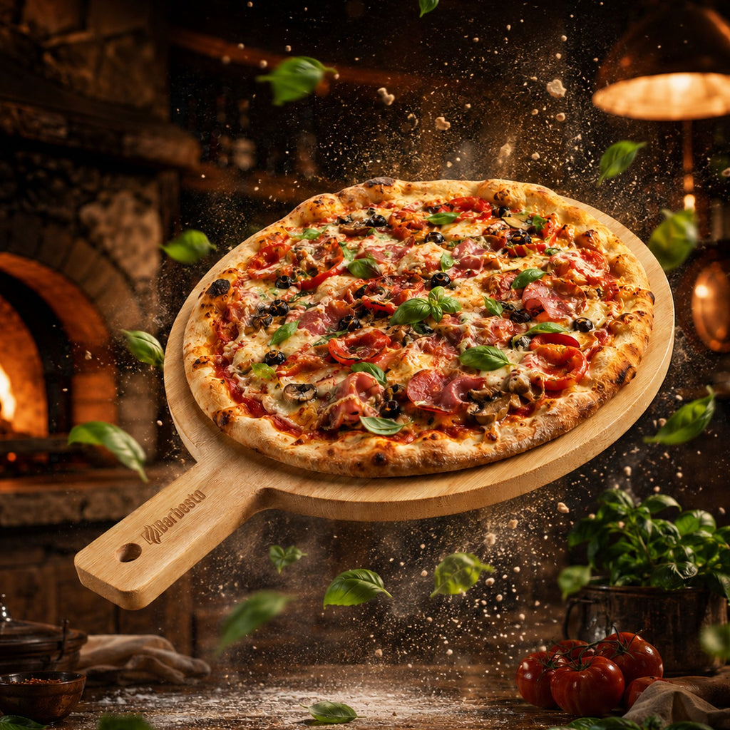 2-pack pizzabrädor Pavia bambu