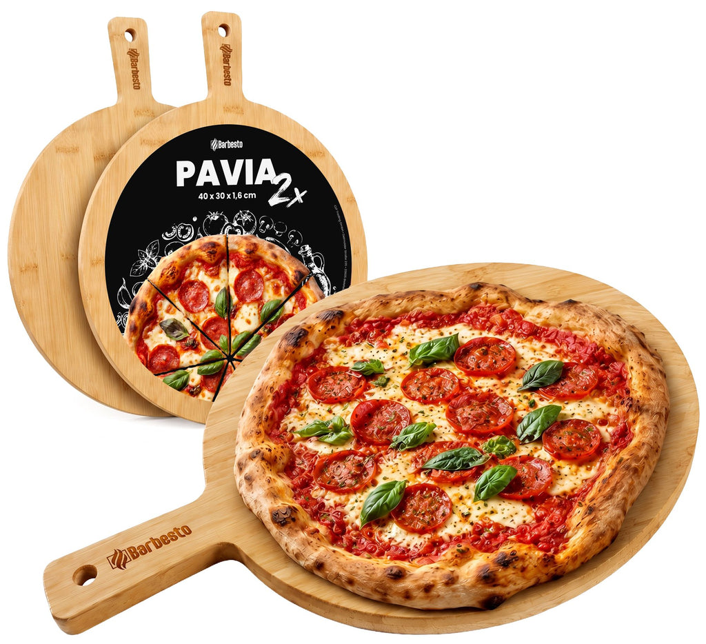 2-pack pizzabrädor Pavia bambu