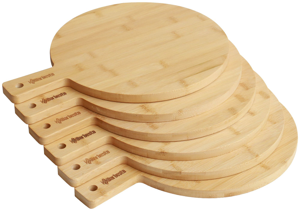 6-pack pizzabrädor Pavia bambu