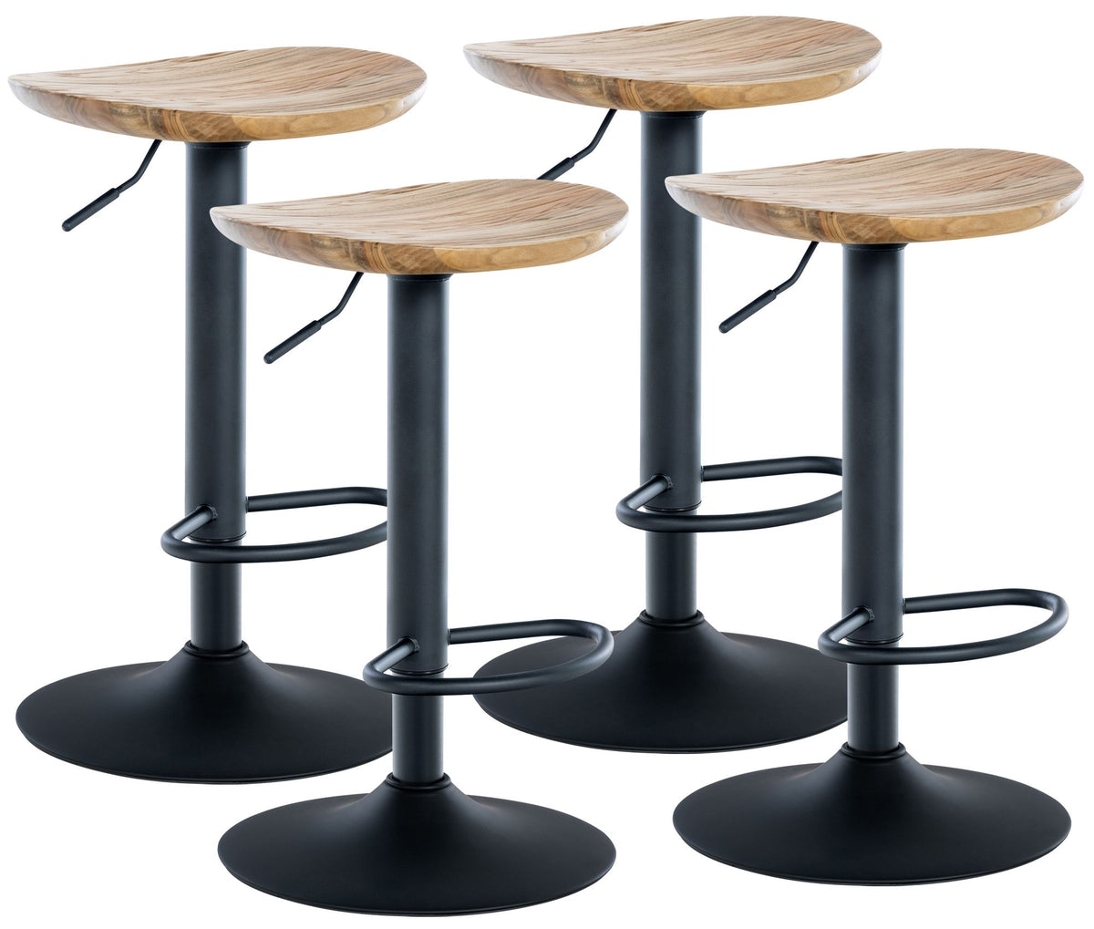 4-pack barstol Skelde
